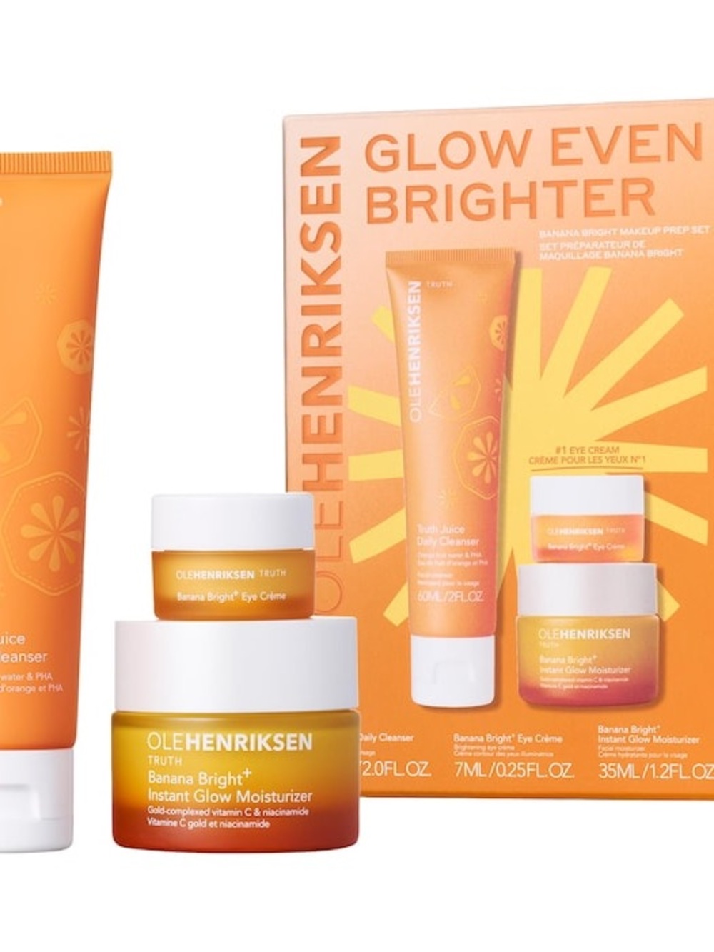 Ole Henriksen Glow Even Brighter Banana Bright Makeup Prep Set